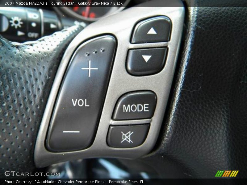 Galaxy Gray Mica / Black 2007 Mazda MAZDA3 s Touring Sedan