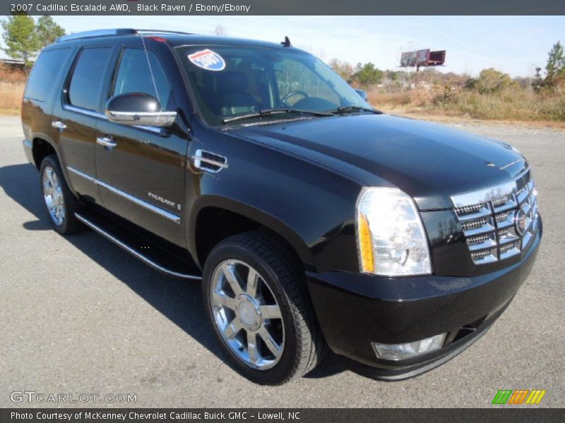 Black Raven / Ebony/Ebony 2007 Cadillac Escalade AWD