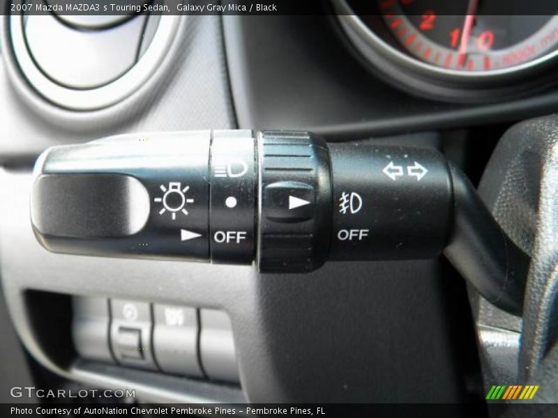 Galaxy Gray Mica / Black 2007 Mazda MAZDA3 s Touring Sedan