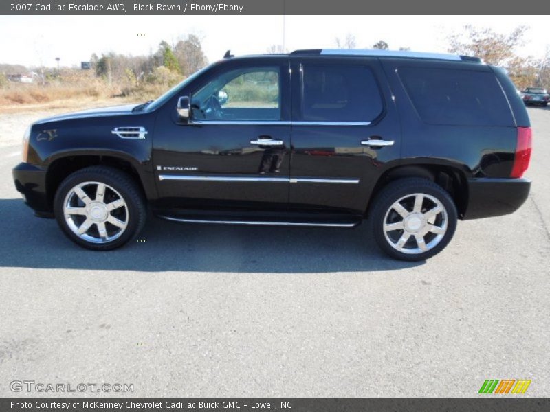 Black Raven / Ebony/Ebony 2007 Cadillac Escalade AWD