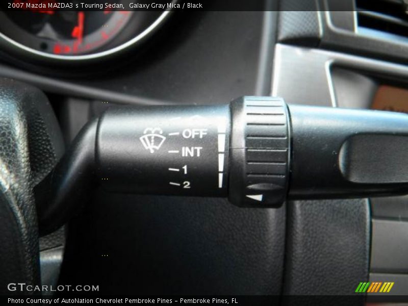 Galaxy Gray Mica / Black 2007 Mazda MAZDA3 s Touring Sedan
