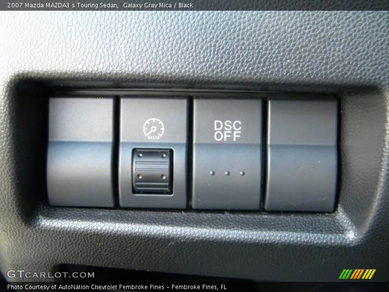 Galaxy Gray Mica / Black 2007 Mazda MAZDA3 s Touring Sedan