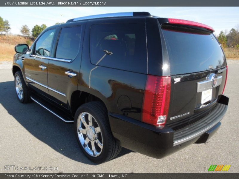 Black Raven / Ebony/Ebony 2007 Cadillac Escalade AWD