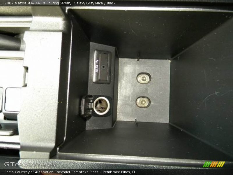 Galaxy Gray Mica / Black 2007 Mazda MAZDA3 s Touring Sedan