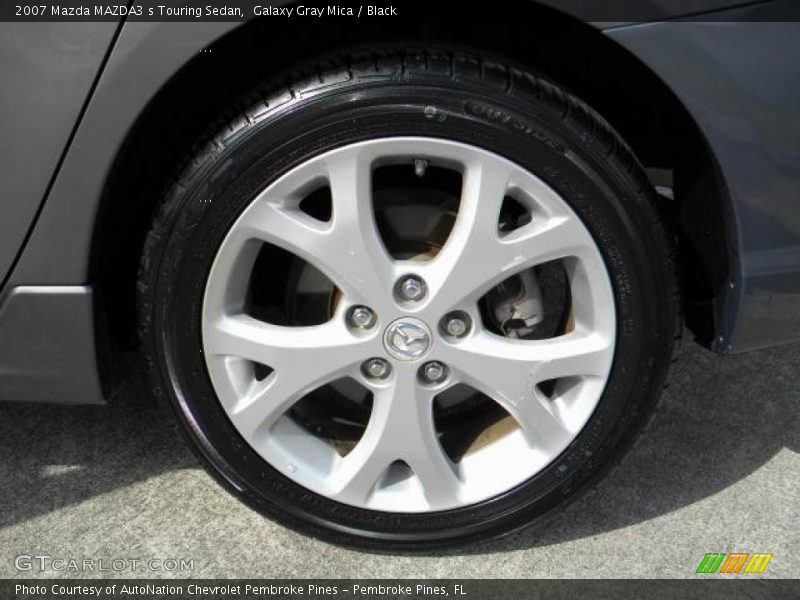 Galaxy Gray Mica / Black 2007 Mazda MAZDA3 s Touring Sedan
