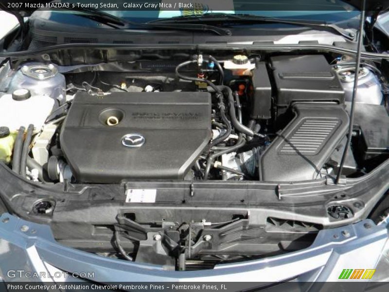Galaxy Gray Mica / Black 2007 Mazda MAZDA3 s Touring Sedan