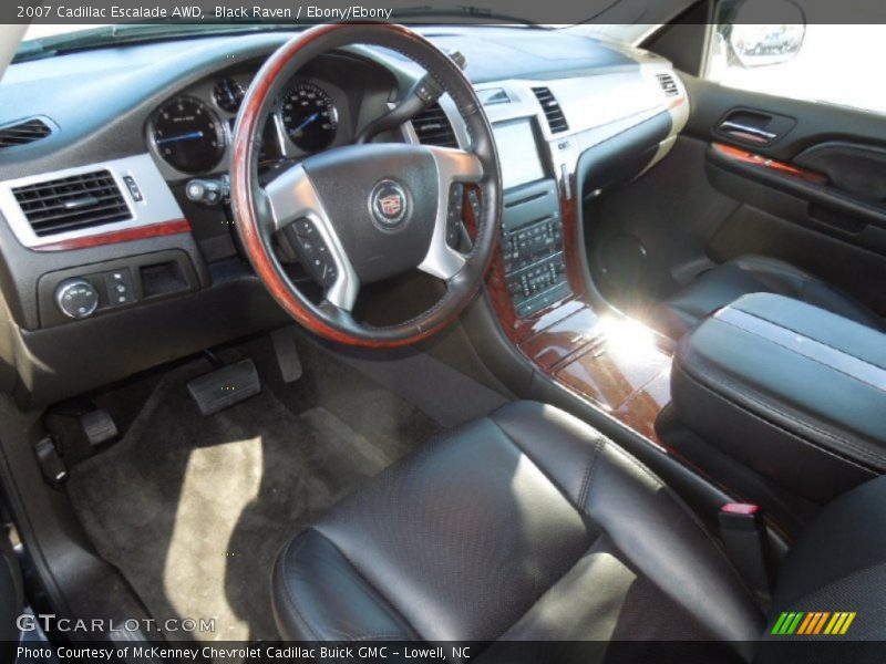 Black Raven / Ebony/Ebony 2007 Cadillac Escalade AWD