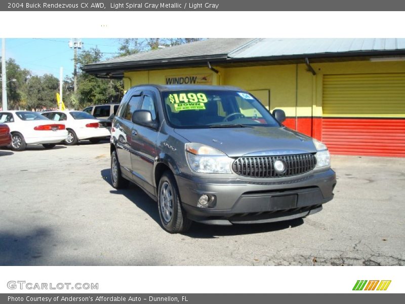 Light Spiral Gray Metallic / Light Gray 2004 Buick Rendezvous CX AWD