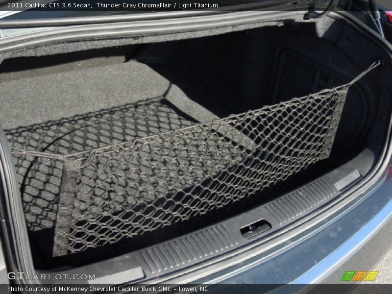 Thunder Gray ChromaFlair / Light Titanium 2011 Cadillac CTS 3.6 Sedan