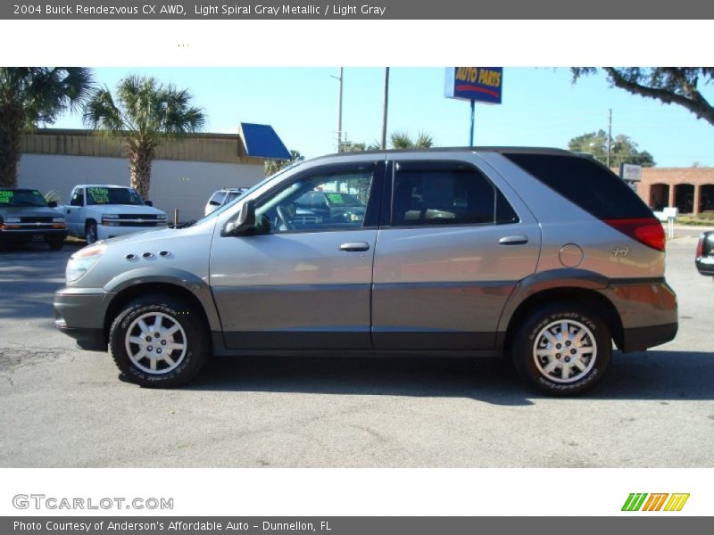 Light Spiral Gray Metallic / Light Gray 2004 Buick Rendezvous CX AWD