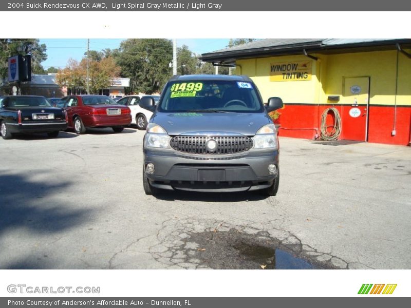 Light Spiral Gray Metallic / Light Gray 2004 Buick Rendezvous CX AWD