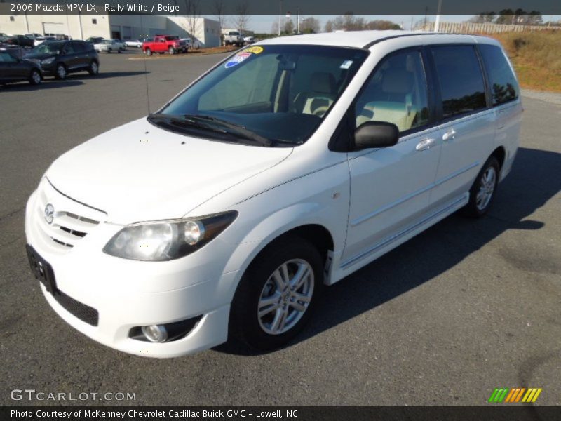 Rally White / Beige 2006 Mazda MPV LX