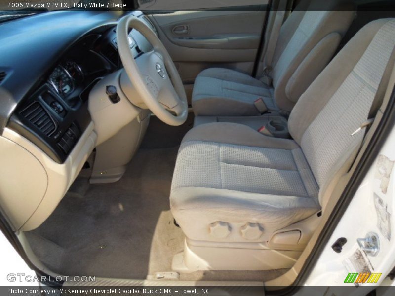 Rally White / Beige 2006 Mazda MPV LX