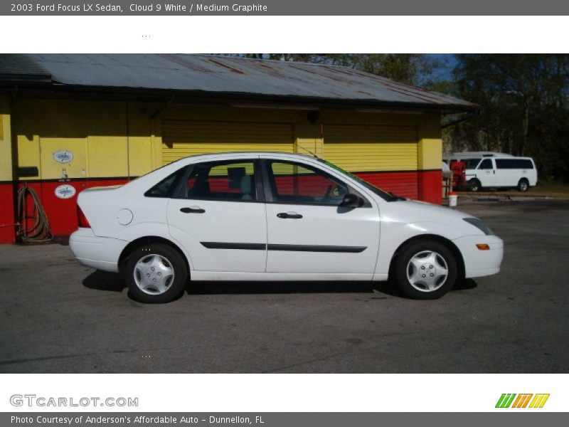Cloud 9 White / Medium Graphite 2003 Ford Focus LX Sedan