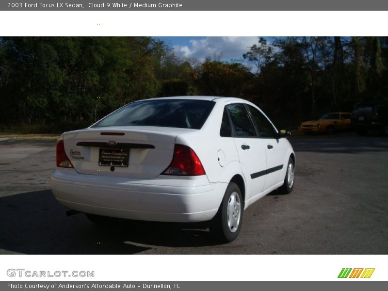 Cloud 9 White / Medium Graphite 2003 Ford Focus LX Sedan