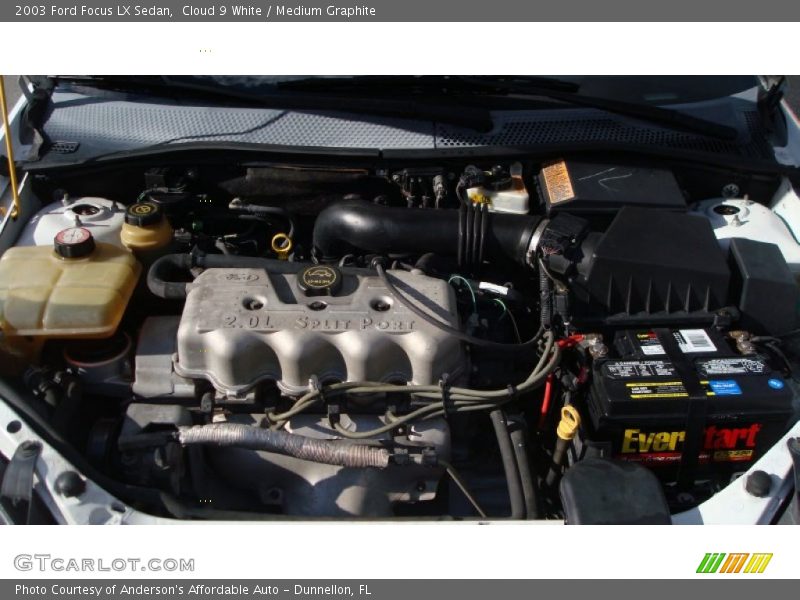 Cloud 9 White / Medium Graphite 2003 Ford Focus LX Sedan