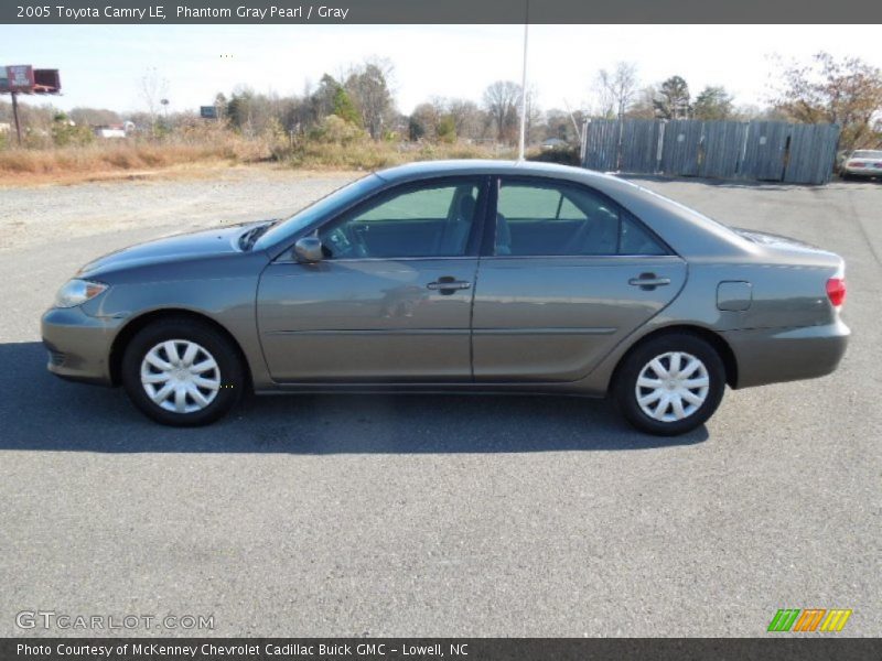Phantom Gray Pearl / Gray 2005 Toyota Camry LE