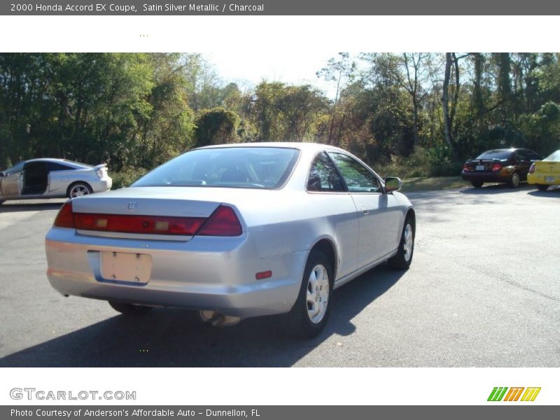 Satin Silver Metallic / Charcoal 2000 Honda Accord EX Coupe