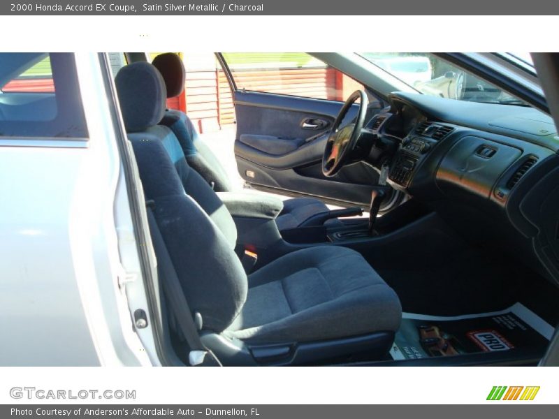 Satin Silver Metallic / Charcoal 2000 Honda Accord EX Coupe