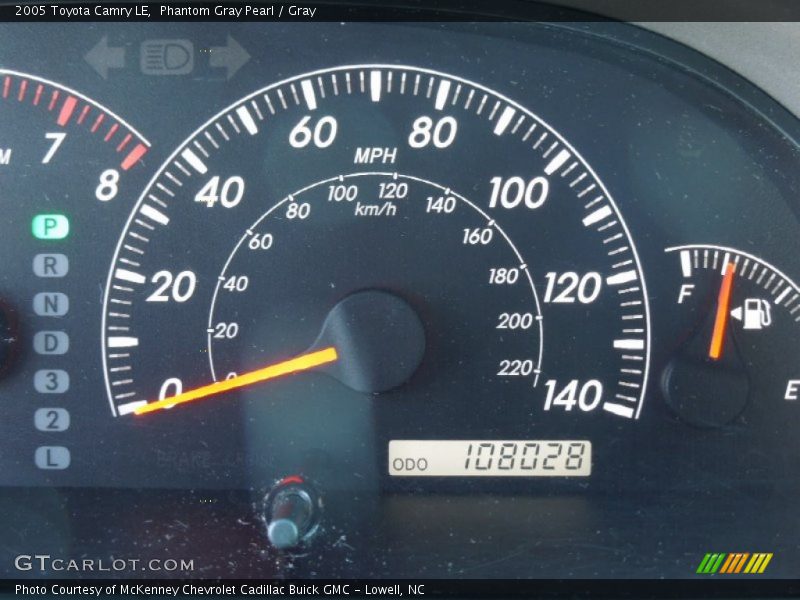 Phantom Gray Pearl / Gray 2005 Toyota Camry LE