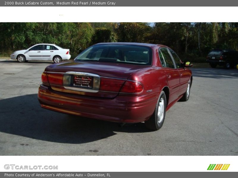 Medium Red Pearl / Medium Gray 2000 Buick LeSabre Custom