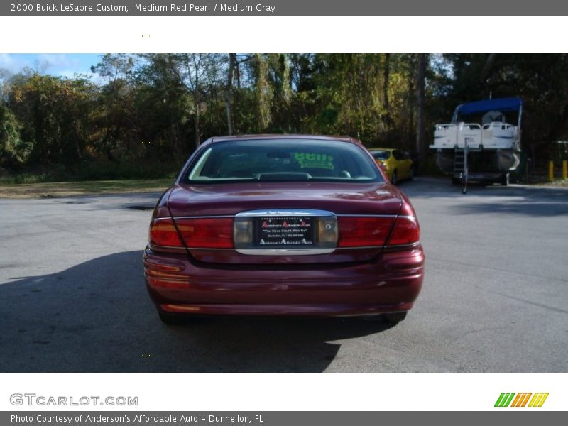 Medium Red Pearl / Medium Gray 2000 Buick LeSabre Custom