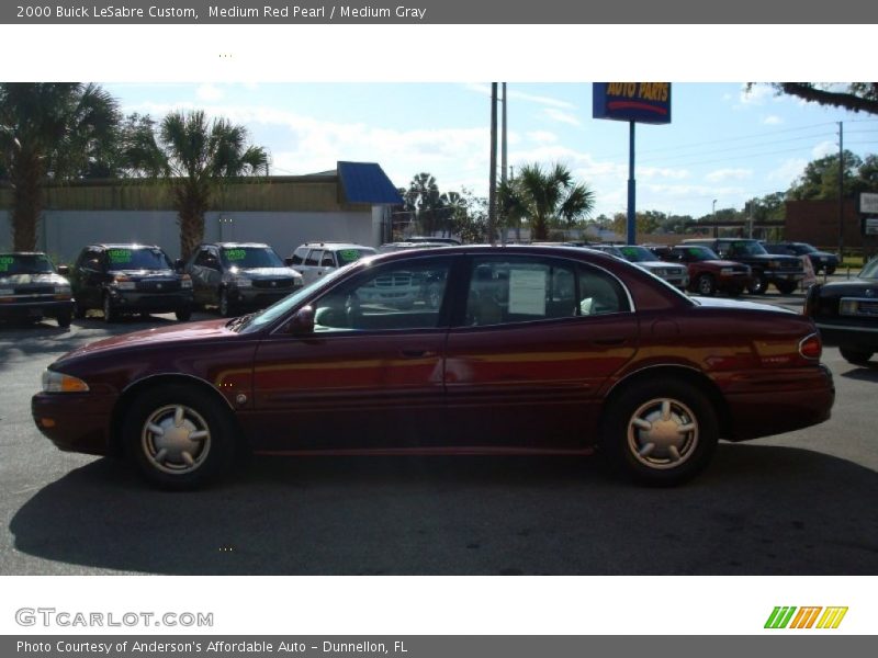 Medium Red Pearl / Medium Gray 2000 Buick LeSabre Custom