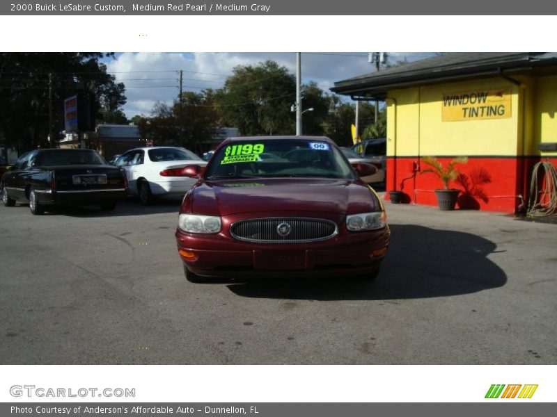 Medium Red Pearl / Medium Gray 2000 Buick LeSabre Custom