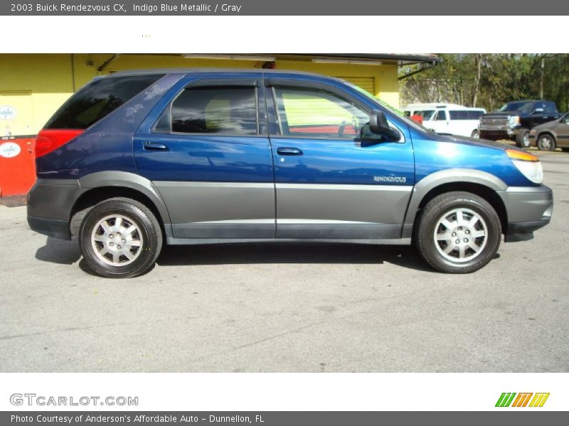 Indigo Blue Metallic / Gray 2003 Buick Rendezvous CX