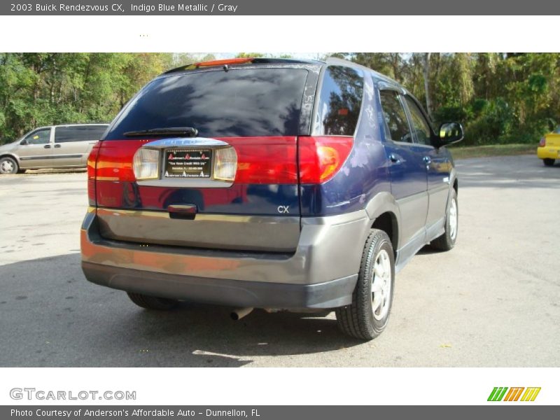 Indigo Blue Metallic / Gray 2003 Buick Rendezvous CX