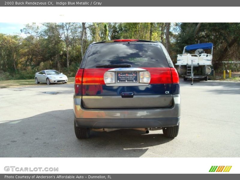 Indigo Blue Metallic / Gray 2003 Buick Rendezvous CX