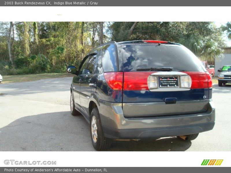 Indigo Blue Metallic / Gray 2003 Buick Rendezvous CX