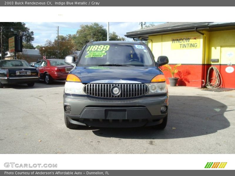 Indigo Blue Metallic / Gray 2003 Buick Rendezvous CX