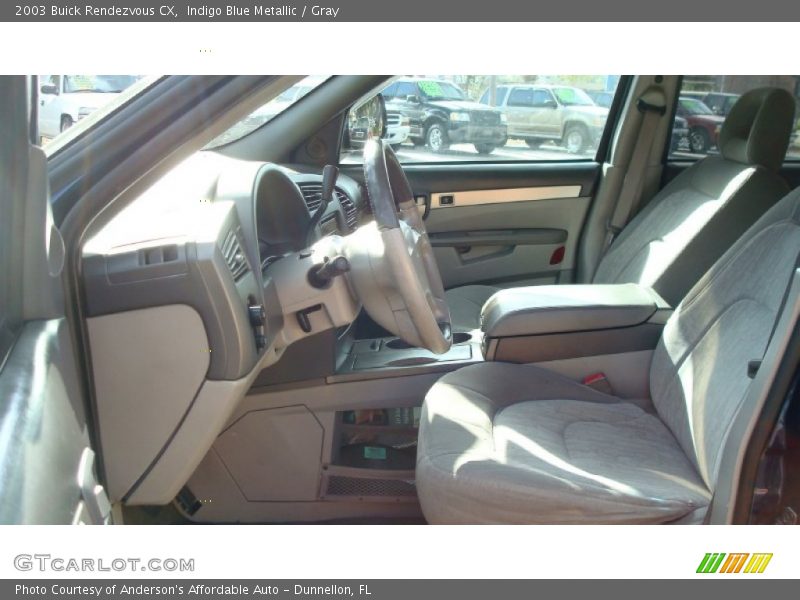 Indigo Blue Metallic / Gray 2003 Buick Rendezvous CX