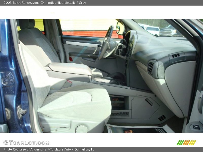 Indigo Blue Metallic / Gray 2003 Buick Rendezvous CX