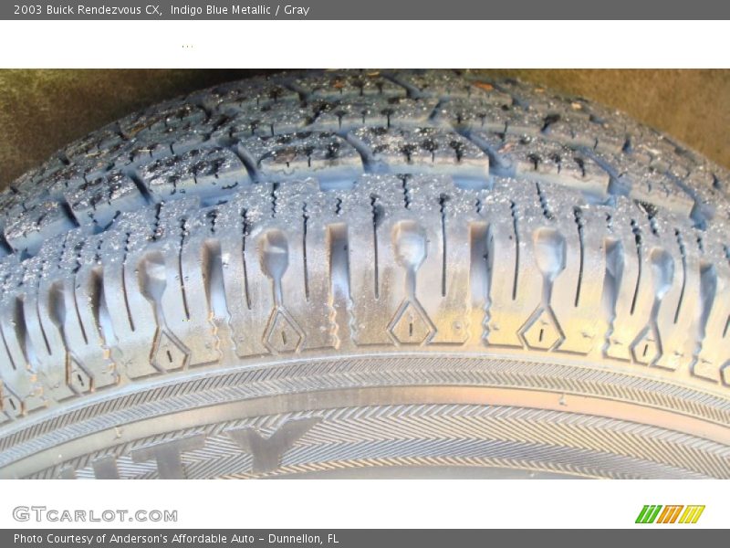 Indigo Blue Metallic / Gray 2003 Buick Rendezvous CX