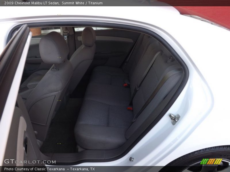 Summit White / Titanium 2009 Chevrolet Malibu LT Sedan