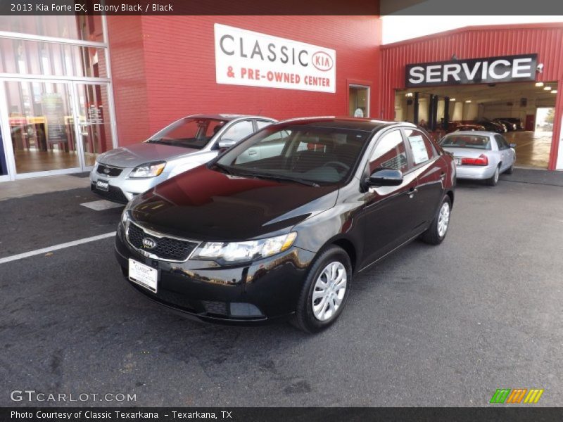 Ebony Black / Black 2013 Kia Forte EX
