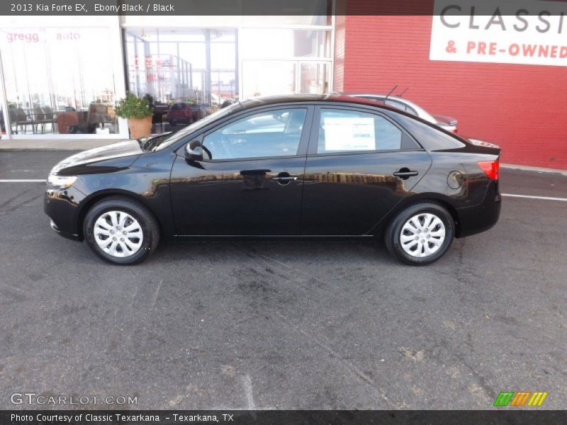 Ebony Black / Black 2013 Kia Forte EX