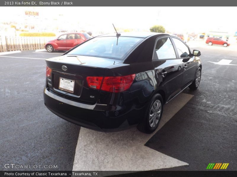Ebony Black / Black 2013 Kia Forte EX