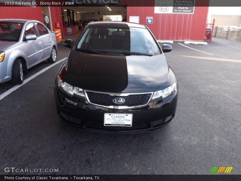 Ebony Black / Black 2013 Kia Forte EX