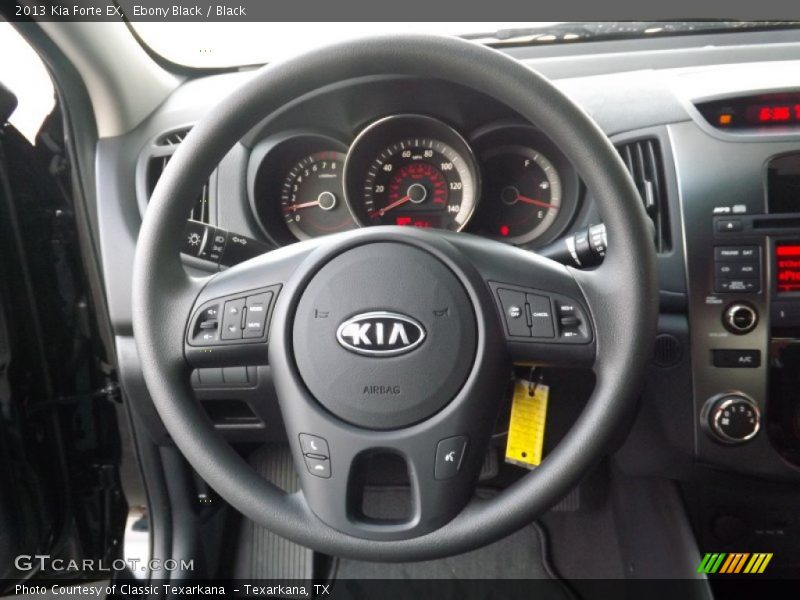 Ebony Black / Black 2013 Kia Forte EX
