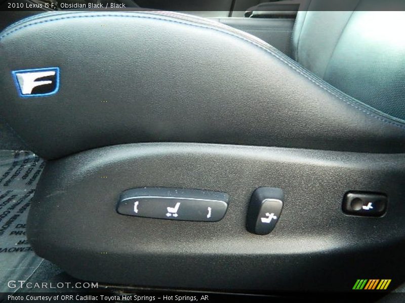 Front Seat of 2010 IS F
