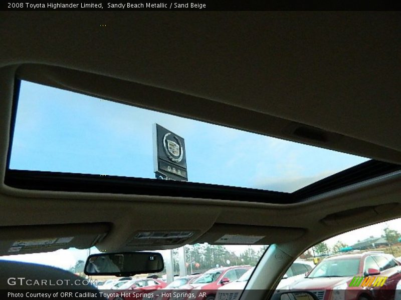 Sandy Beach Metallic / Sand Beige 2008 Toyota Highlander Limited