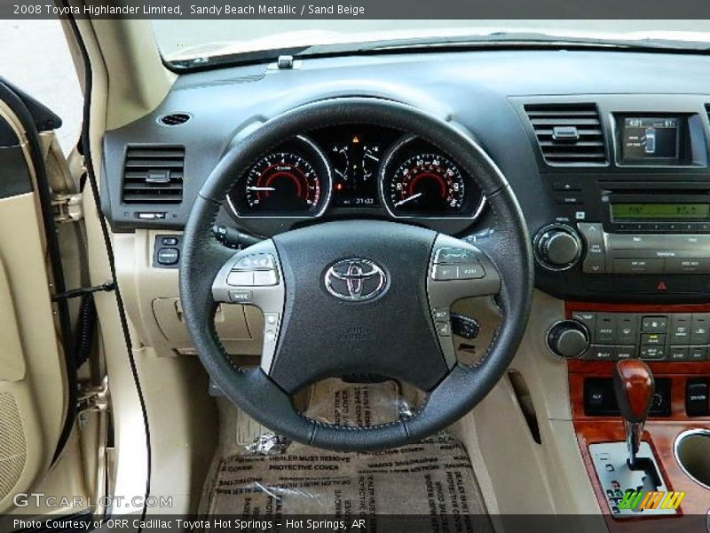 Sandy Beach Metallic / Sand Beige 2008 Toyota Highlander Limited