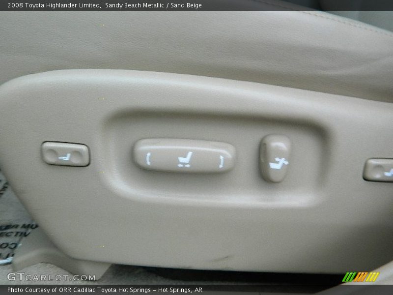 Sandy Beach Metallic / Sand Beige 2008 Toyota Highlander Limited