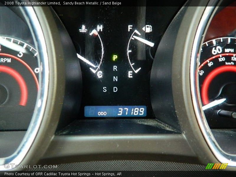 Sandy Beach Metallic / Sand Beige 2008 Toyota Highlander Limited