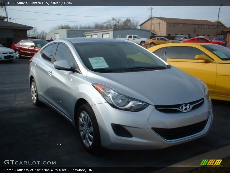 Silver / Gray 2012 Hyundai Elantra GLS