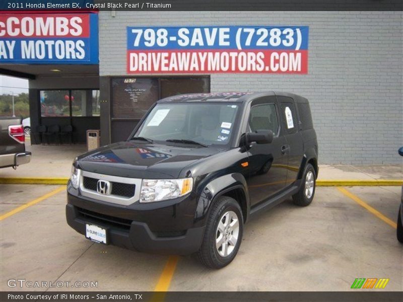Crystal Black Pearl / Titanium 2011 Honda Element EX