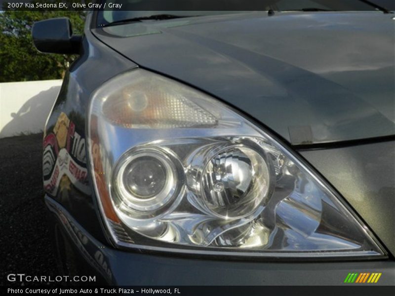 Olive Gray / Gray 2007 Kia Sedona EX